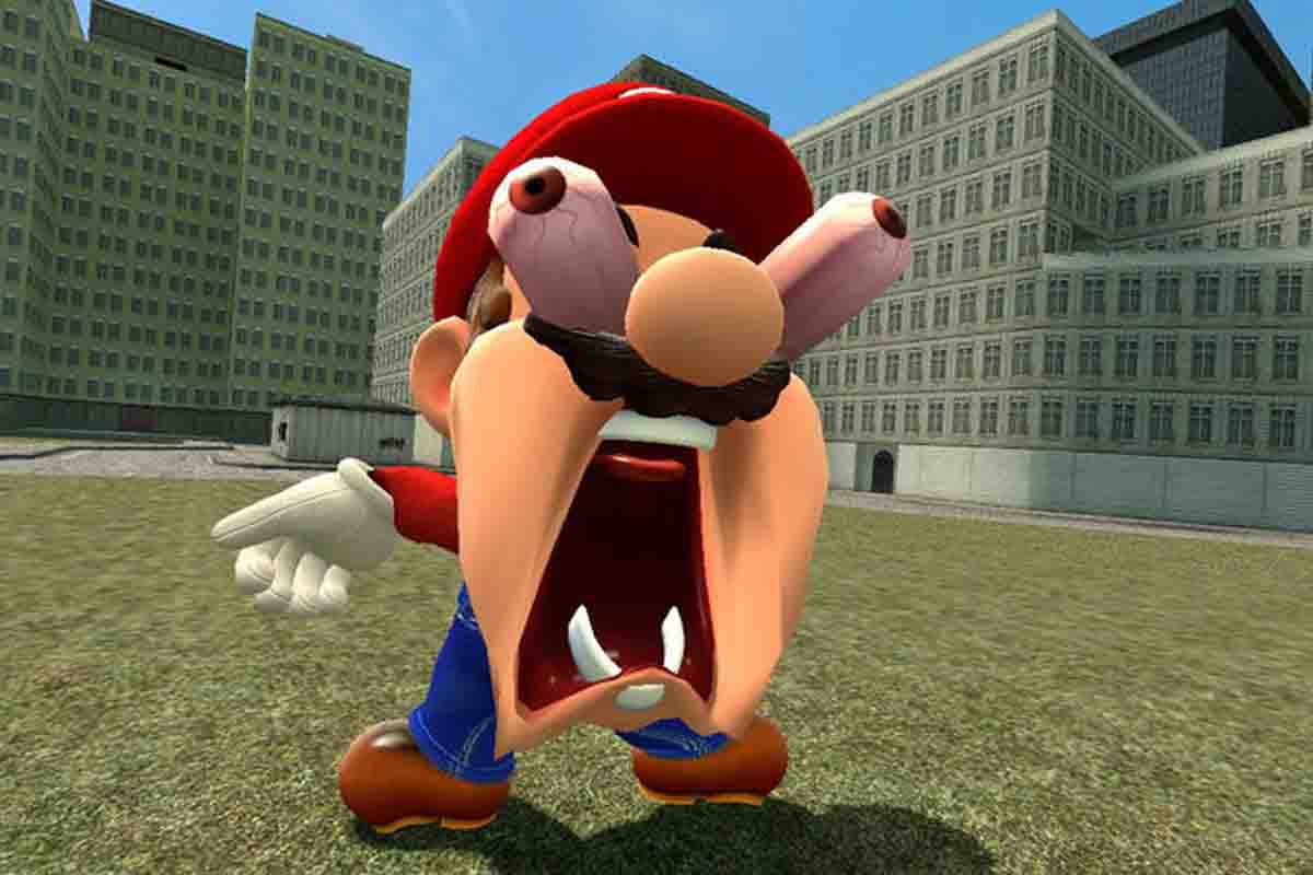 super mario che prova dolore