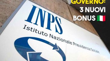 3 Nuovi bonus del governo