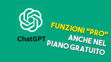funzioni pro nel piano gratuito di chat gpt