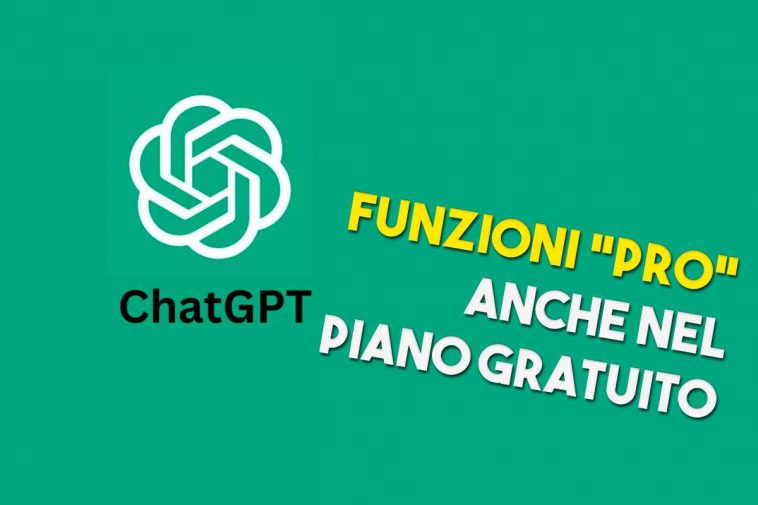 funzioni pro nel piano gratuito di chat gpt