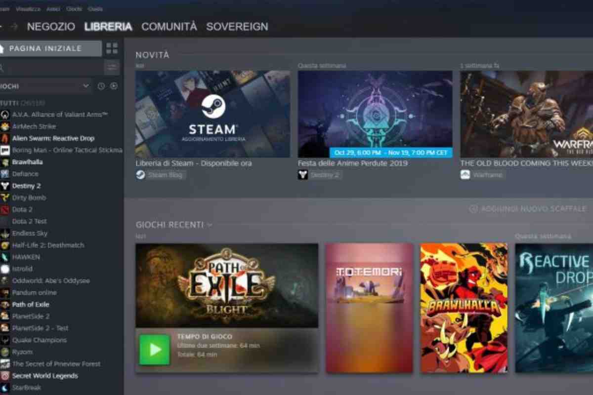steam libreria
