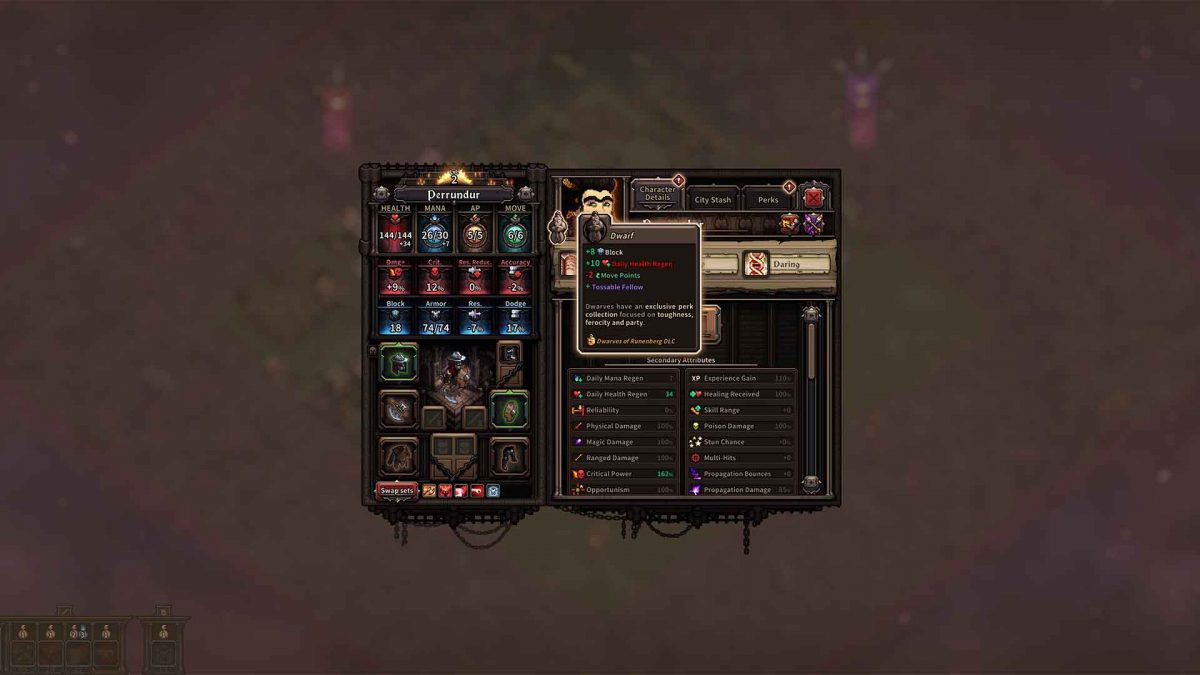 Caratteristiche razziali del nano in The Last Spell - Dwarves of Runenberg