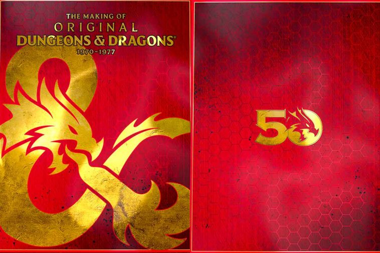 La copertina del libro è rossa con la E commerciale di D&D in dorato e dietro il numero 50.