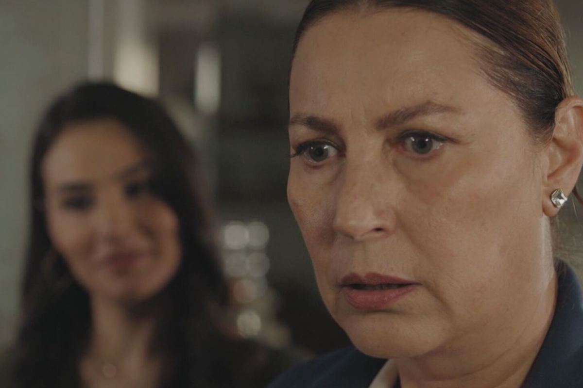 Una scena della soap Tradimento