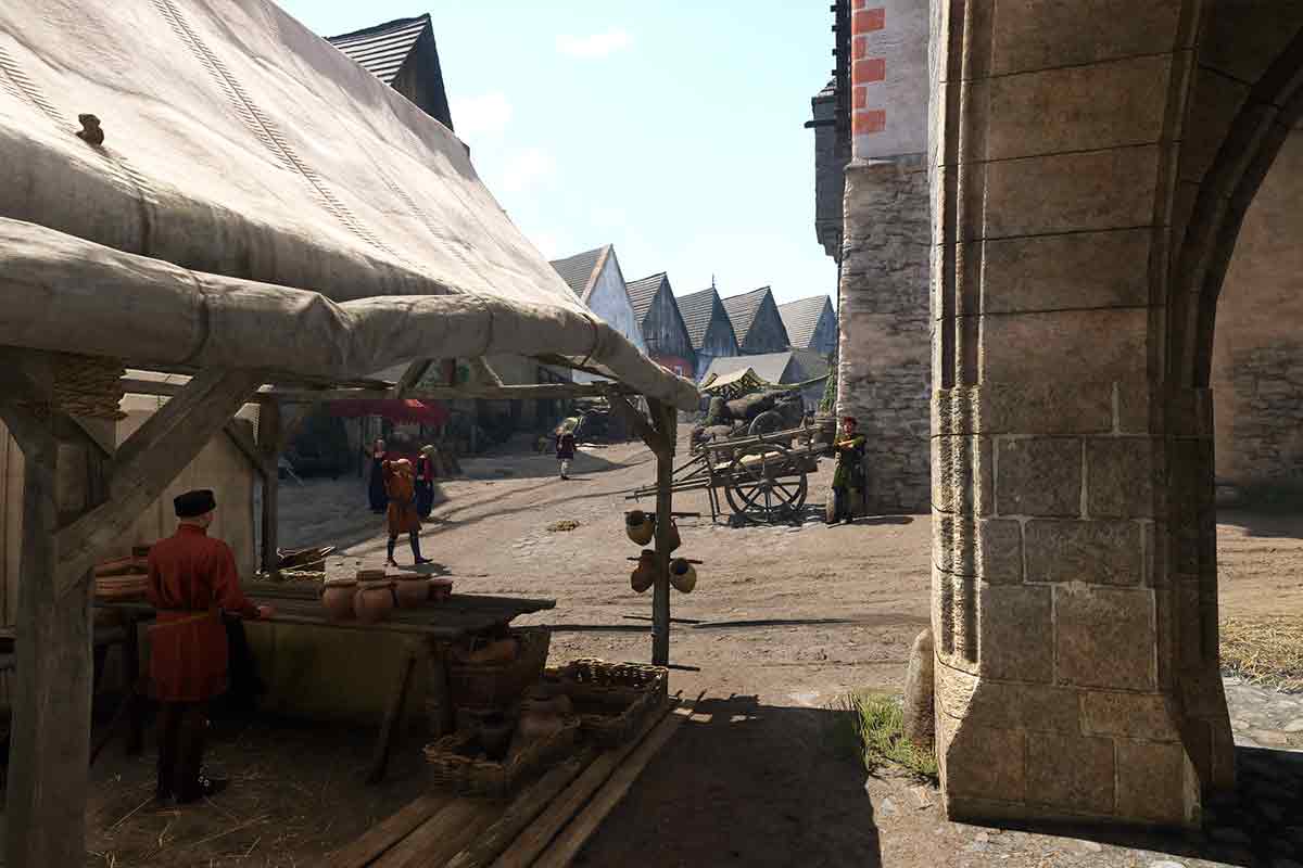 Uno scorcio delle strade della città di Kuttenberg