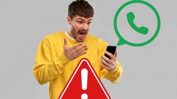 uomo messaggio allarme