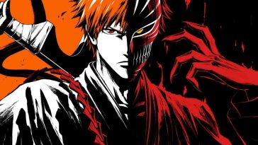 Il personaggio di Ichigo proveniente da Bleach nella sua forma ibrida