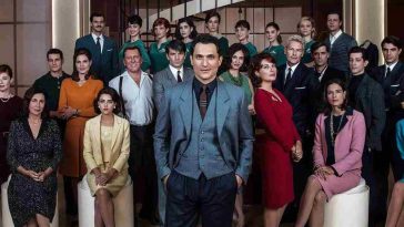 tutto il cast de il paradiso delle signore sul set