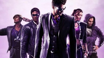 personaggi di saints row con prospettiva piramidale