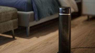 Termoventilatore Philips in camera da letto