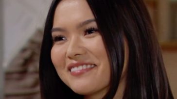 Primo piano di Luna, nuovo personaggio della soap Beautiful