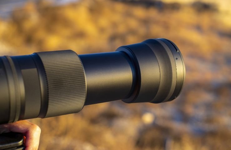 Obiettivo di una fotocamera