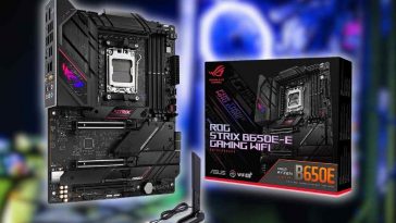 ASUS ROG Strix B650E-E con scatola
