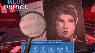 blue prince schermata delle aggiunte permanenti