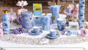 set completo caffè bialetti bridgerton