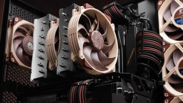 dissipatore NHD15 di Noctua all'interno del case