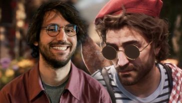 a sinistra guillaume broche, a destra Gustave personaggio di calir obscur expedition 33