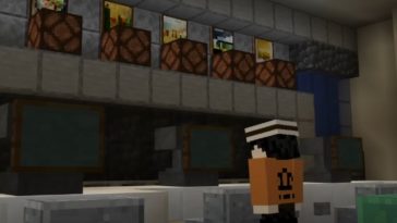 vista interna della mappa del g-cans su minecraft