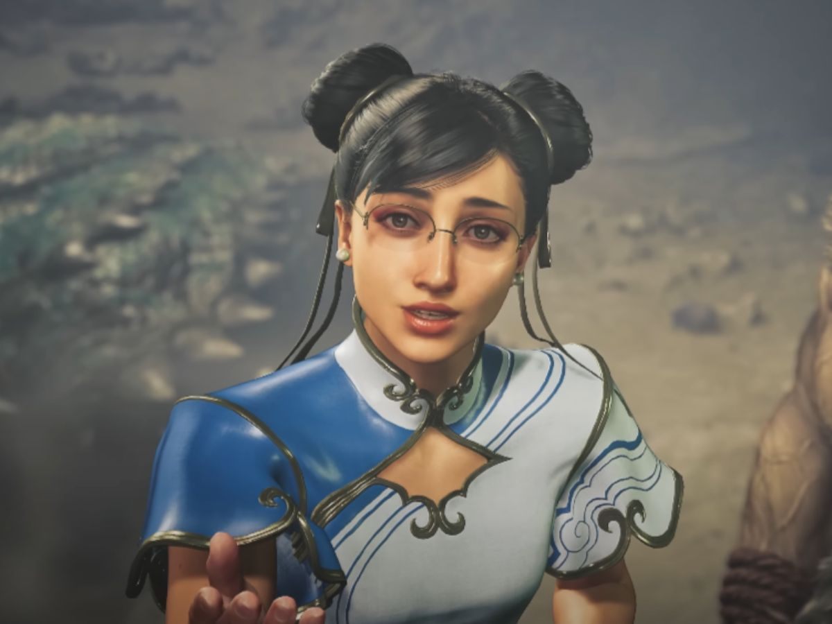 personaggio di monster hunter wilds vestito da chun li