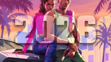 key art GTA 6 con scritta 2026