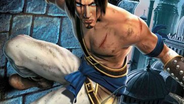 key art di prince of persia le sabbie del tempo remake con protagonista appeso alla parete