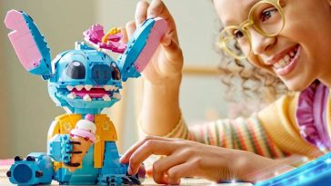 bambina monta set lego disney stitch