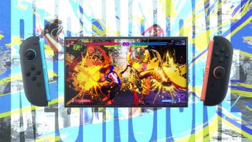 una nintendo switch 2 che esegue street fighter 6