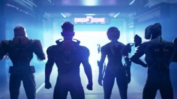 scena iniziale del trailer di splitgate battle royale