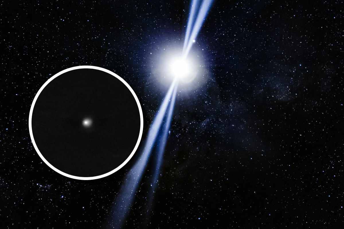 Una cometa nel cosmo