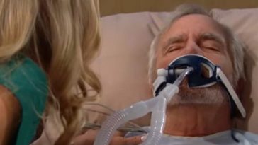 Eric Forrester intubato