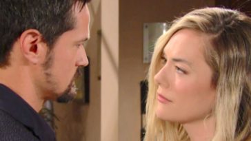 Thomas che guarda Hope negli occhi