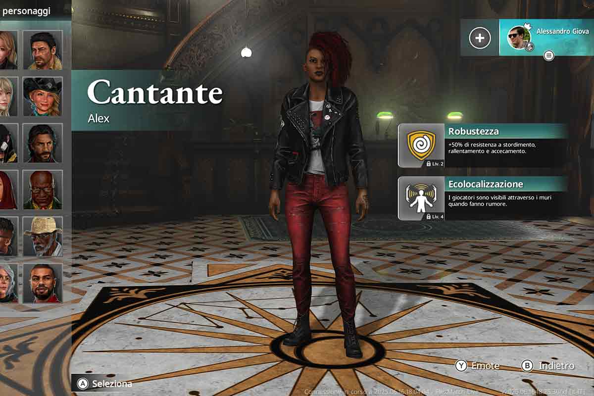 Alex, un personaggio di Killer Inn