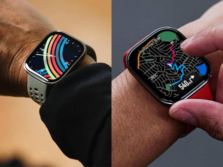 due immagini affiancate di due smartwatch amazfit