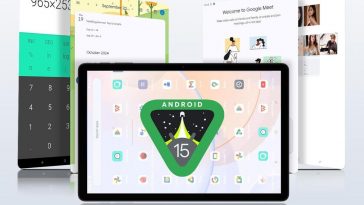 doogee tab a9 plus con schermata android e visione delle varie app