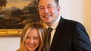 Giorgia Meloni ed Elon Musk