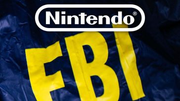 logo nintendo su scritta FBI
