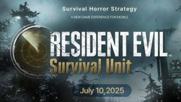title screen di resident evil survival unit