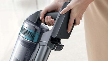 dettaglio sul motore dell'aspirapolvere jet di Samsung