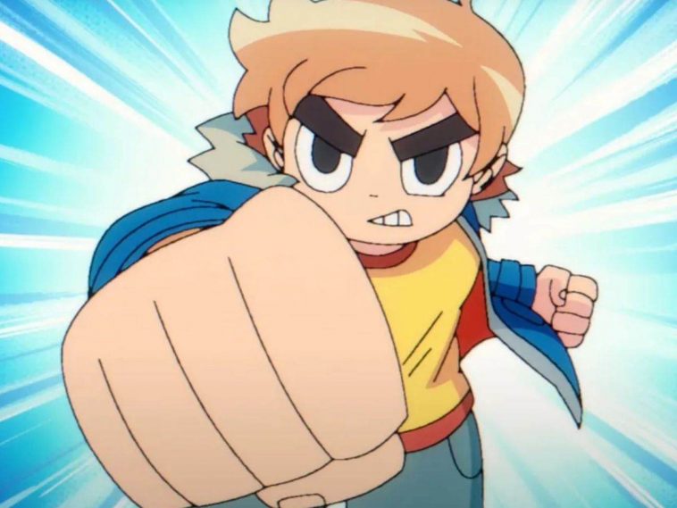 scott pilgrim tira un pugno