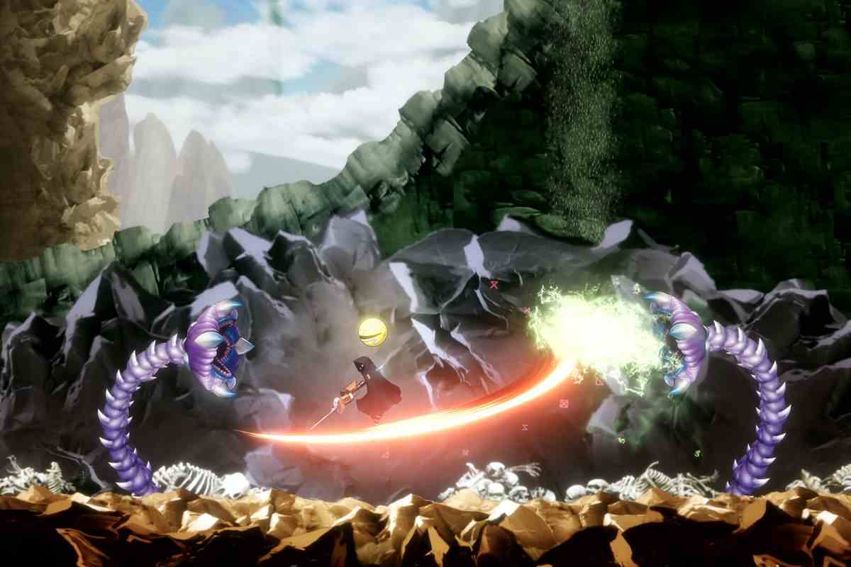 spadata di spadaccino contro pianta carnivora