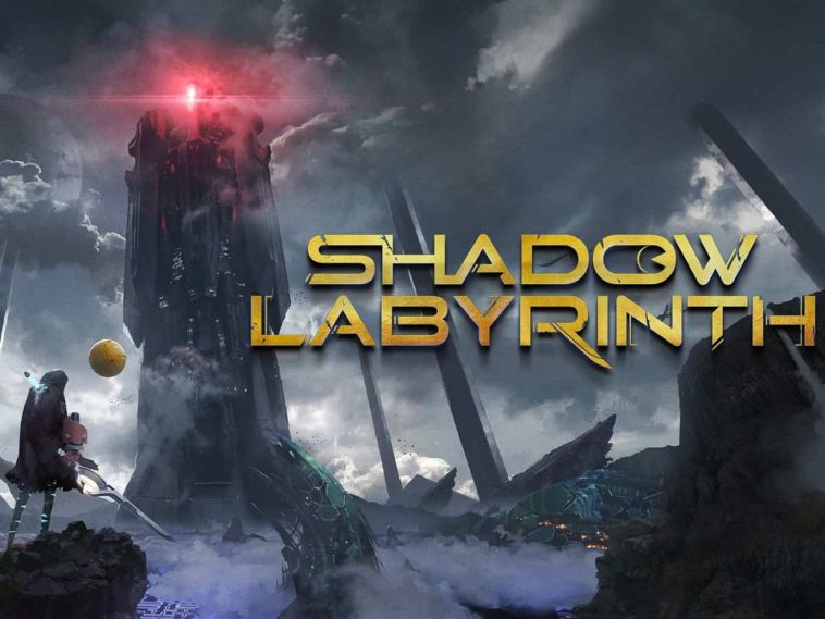 scrtta shadow labyrinth torre in profondità personaggio con palla gialla accanto