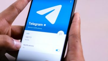 La app di Telegram su uno smartphone