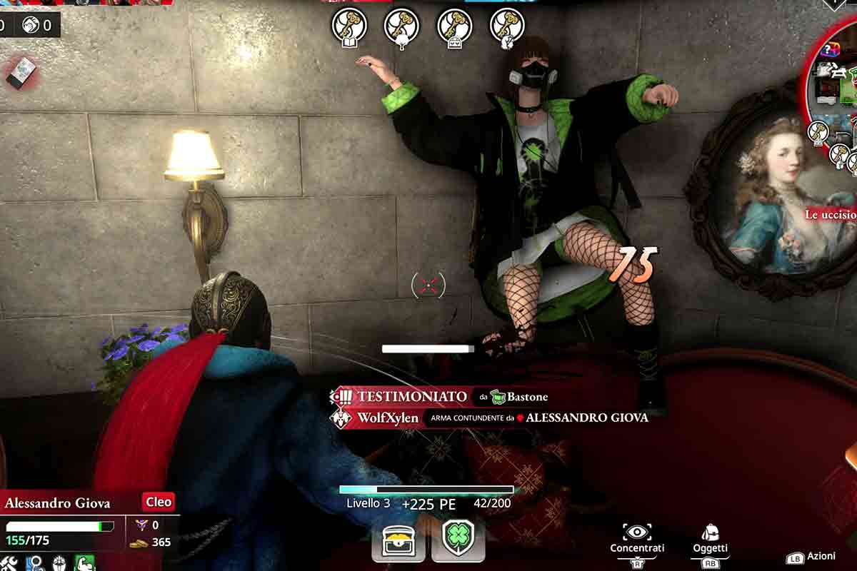 un lupo uccide un agnello in Killer Inn