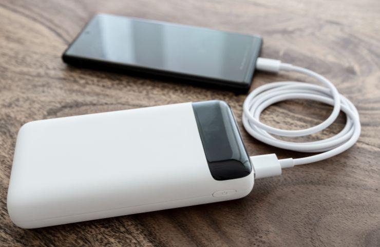 Power bank e smartphone