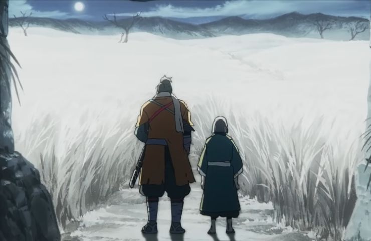 screenshot del trailer dedicato all'anime di Sekiro