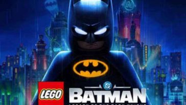 batman lego con scritta LEGO BATMAN
