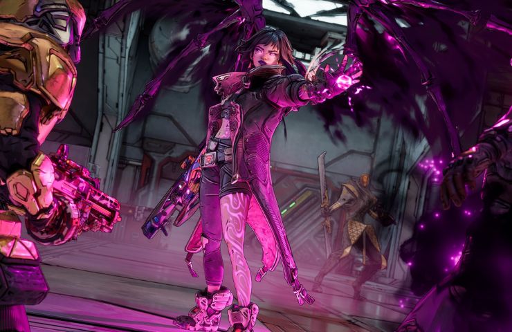 screenshot di borderlands 4 con personaggio in primo piano