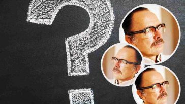 Un punto interrogativo e la faccia del misterioso David Woodard