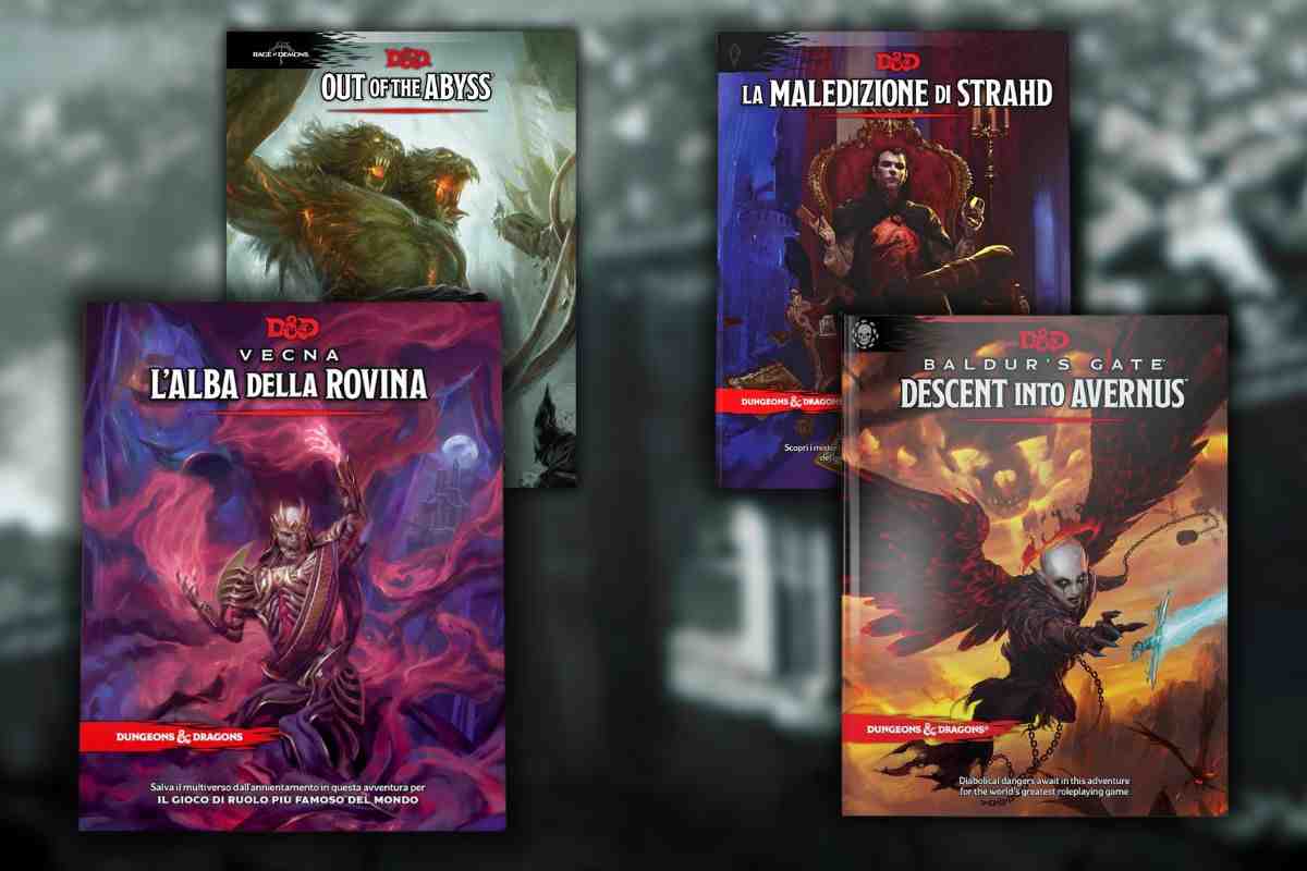 4 manuali di D&D