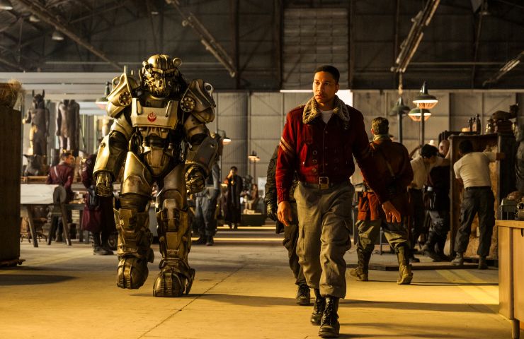 scena di fallout stagione 2 con aaron moten nei panni di maximus